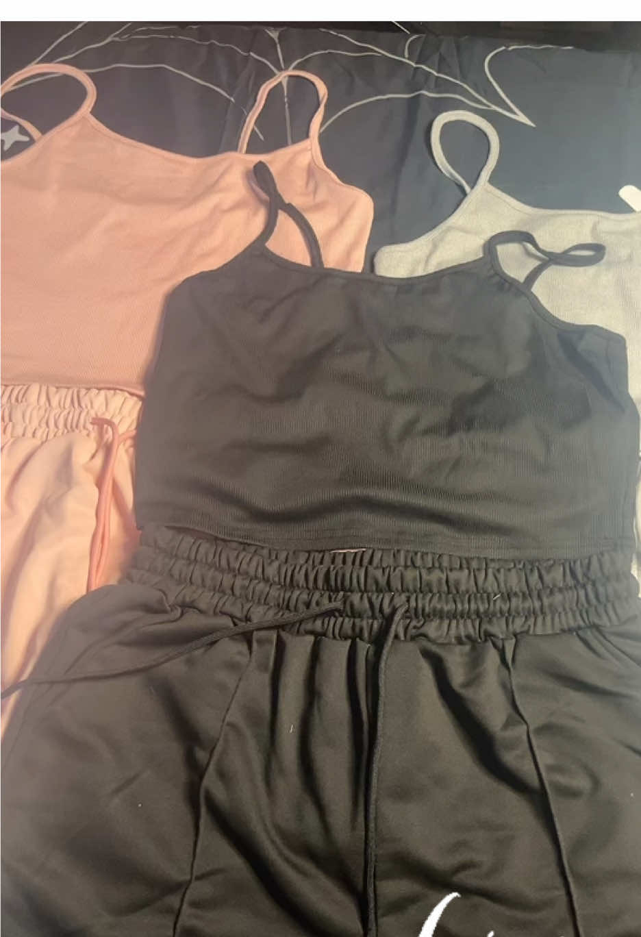 Effortless style, ultimate comfort.” This ribbed crop cami top and drawstring shorts set is perfect for lounging, casual days out, or mixing and matching with your wardrobe. With its soft fabric, flattering fit, and minimalist design, it’s a go-to outfit that keeps you comfy while looking effortlessly chic. Available in classic shades to suit every vibe. 🌸 #tiktokmademebuyit #augustdeals #backtoit #dealdrops #gymwear 