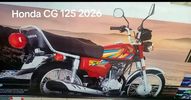 Honda CG 125 2026 model kis kis ko ye sticker pasand aya?  #honda #cg #cg1252026 #125 #2026