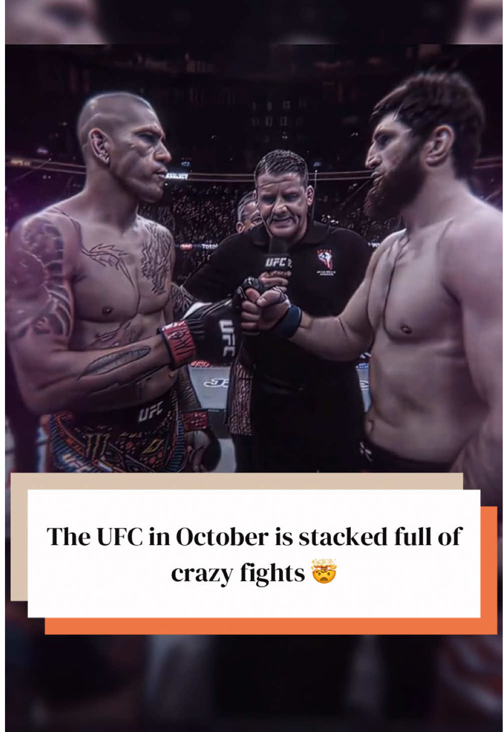 The UFC in October is stacked full of crazy fights 🤯 #UFC #MMA #October #Fyp #foruyou 