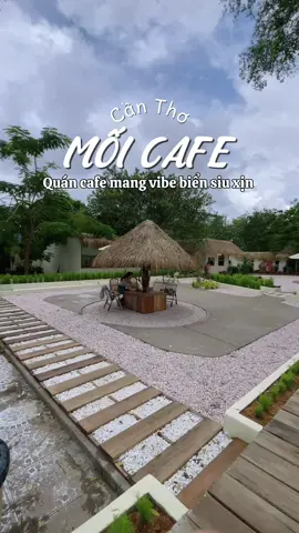 Quán cafe mới mở vibe biển siu đẹp nè mấy bà ơii #cantho #vikhang_ #checkin #cafe #cafecantho 