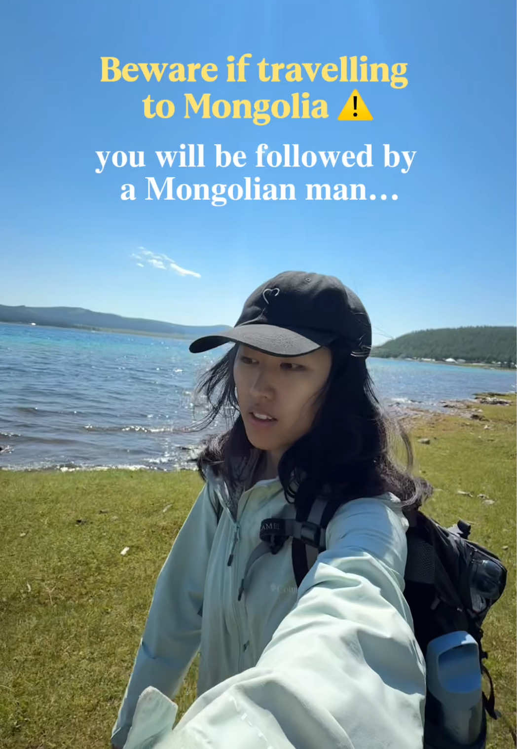 Warning if visiting Mongolia cause this Mongolian man will literally follow you everywhere you go! . . . . . . . . . . Chinggis Khan, Genghis Khan, Mongolia travel . #mongolia #adventuretravel #femaletravel #solofemaletraveler #genghiskhan 