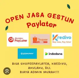 yang ingin cairkan limit paylatter nya langsung aja chat admin ya #gestunshopeepaylater #gestunkredivo #gestunallpaylater