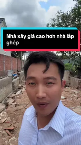 Nhà xây giá cao hơn nhà lắp ghép #nhalapghephuyhung03 #thicongvachpanel #nhalapghep #nhatienche #nhapanel 