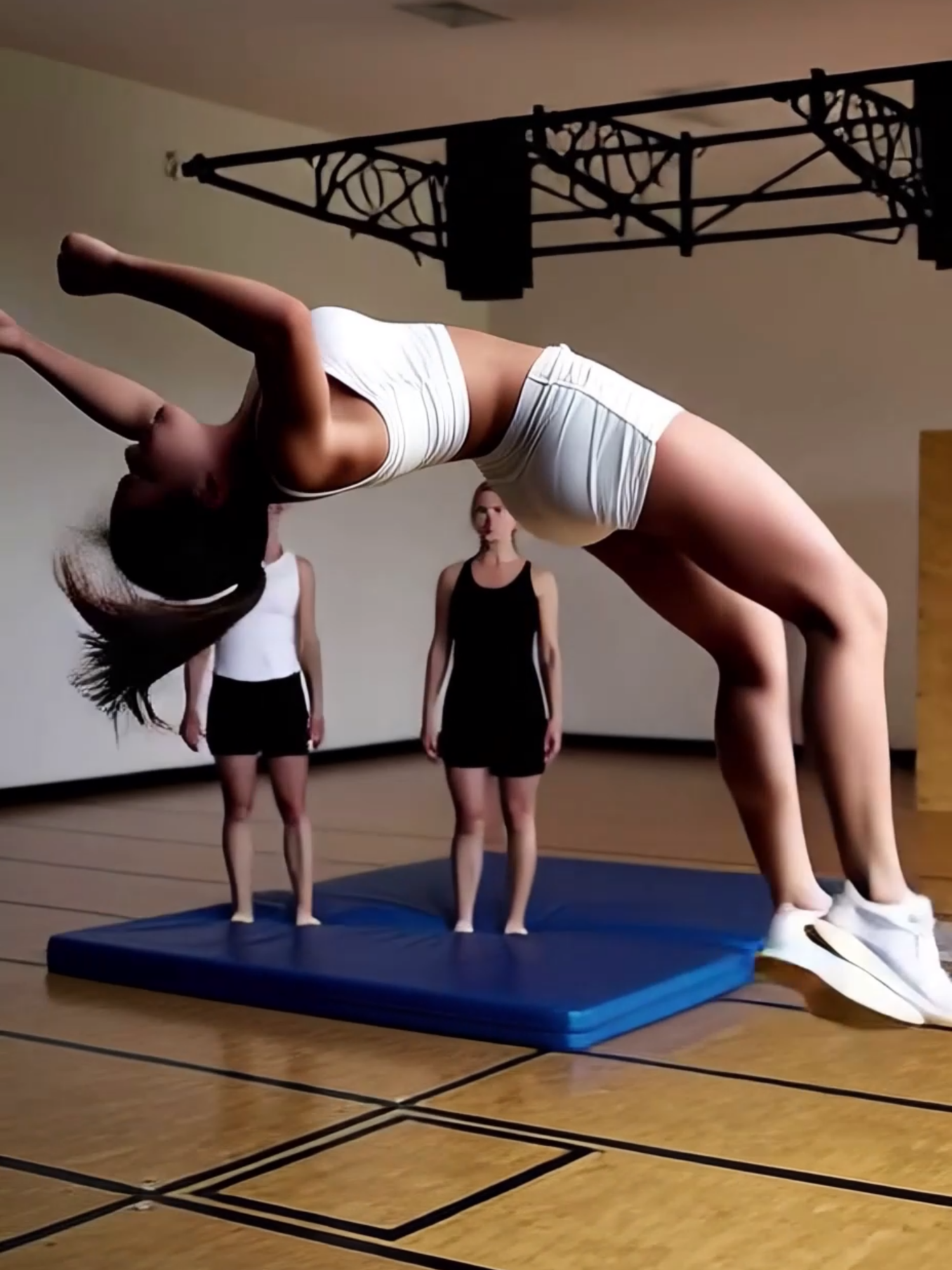 Ai girl - Tumbling #aivideo
