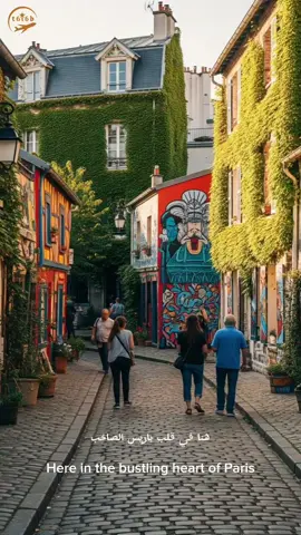 حي بوت-أو-كاي في مدينة باريس الفرنسية. #سياحة #سفر #باريس #فرنسا 