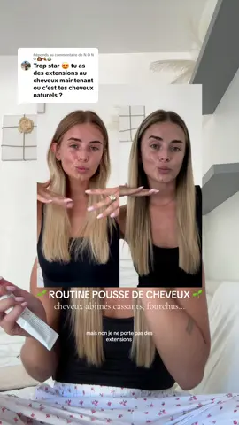 Réponse à @N O N O 👩🏽🍂🍵 ma routine pour la pousse des cheveux ! si vous avez les cheveux fragilisés, qu’ils ont des fourches… vous devriez tester @Maholash  !! (c’est ma propre marque) #poussedecheveux #cheveuxlongs 