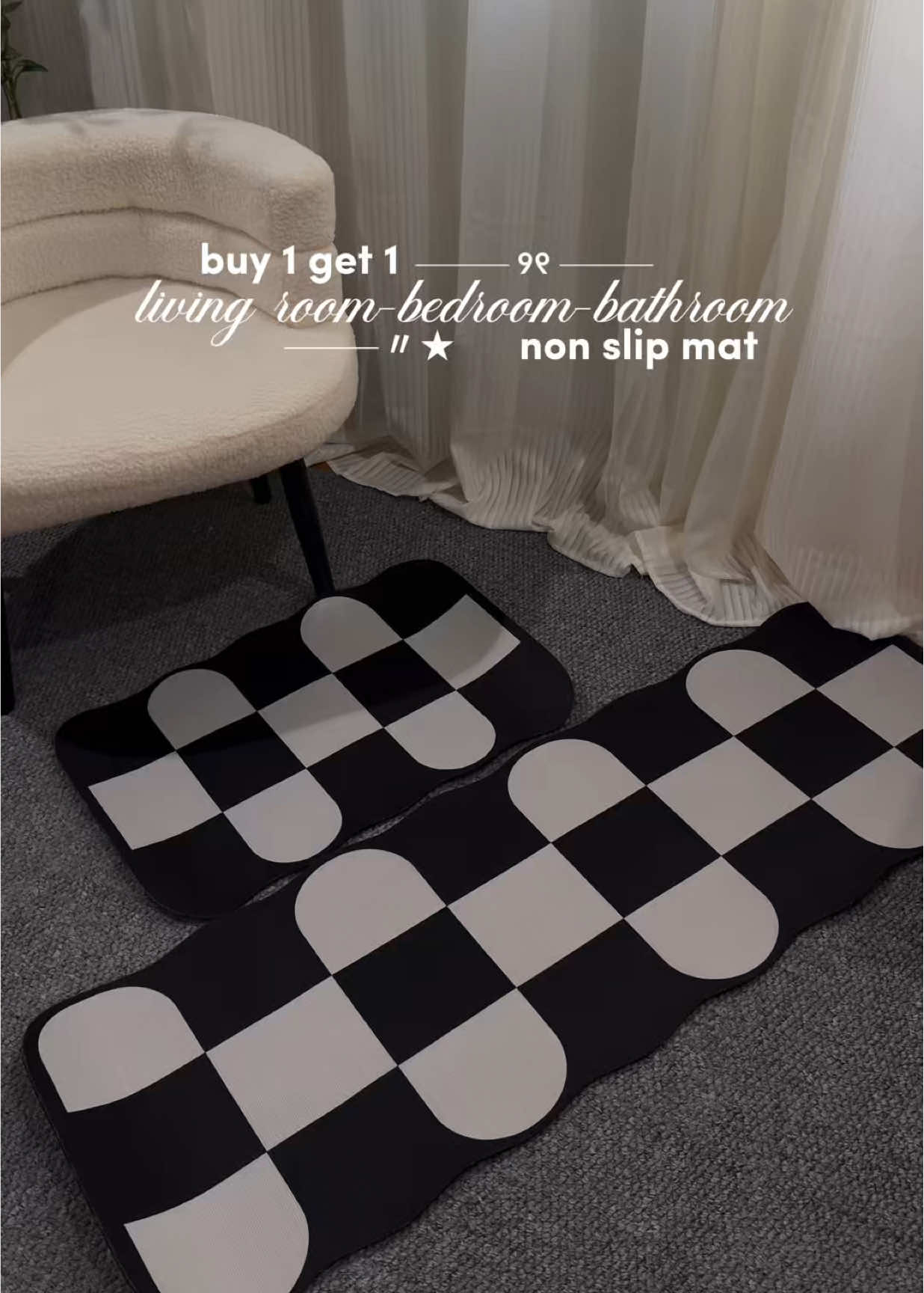 magugulat ka nalang talga kase sobrang mura tapos dalawa na marereceive mo #nonslipmat #absorbentmat #bedroommat #bathroommat #nonsliprug 