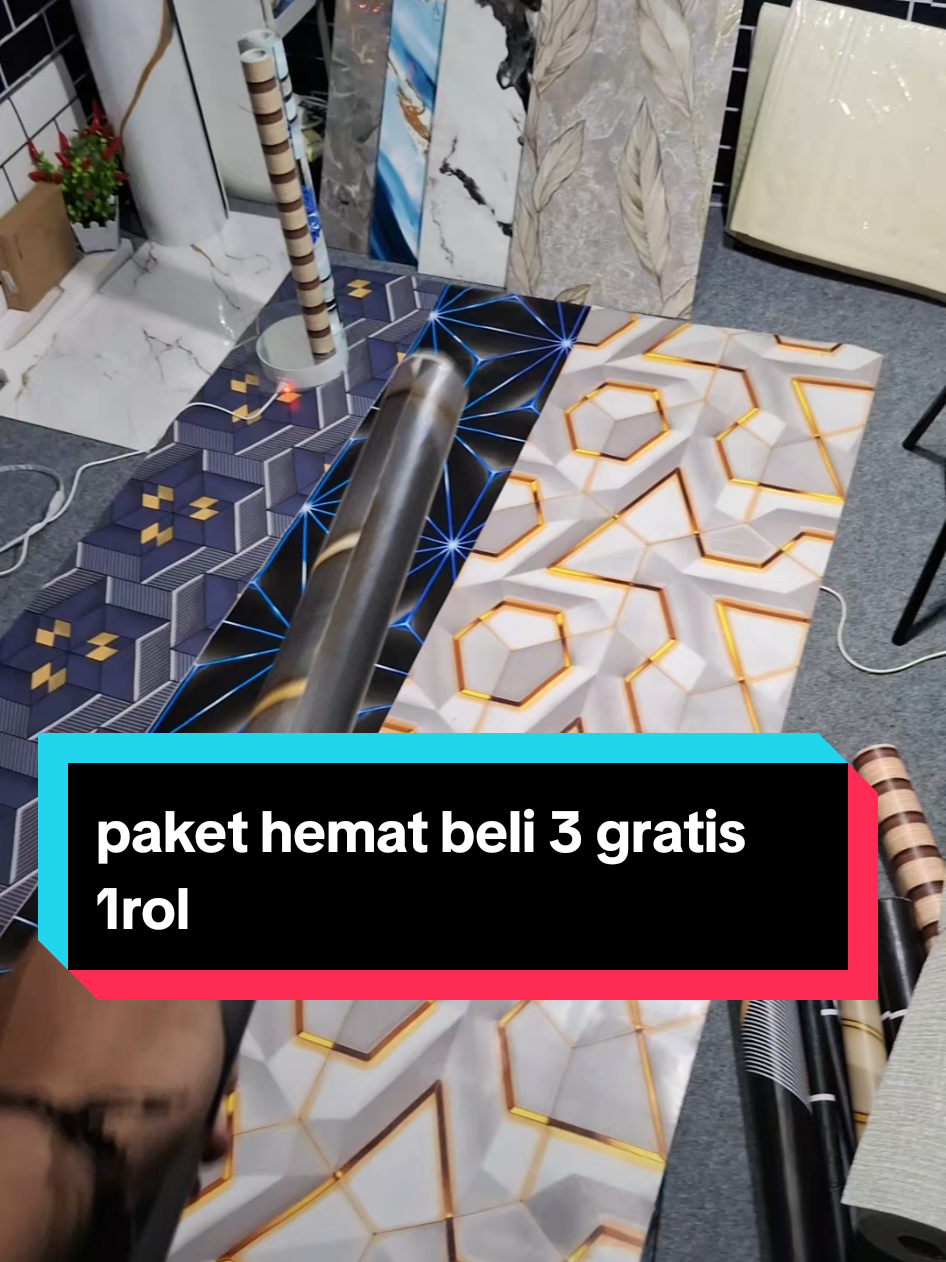 paket hemat walpapper dinding beli 3 gratis 1 roll  #walpapper #walpaperaesthetic #walpapperkeren #walpapper3d #walpapers 