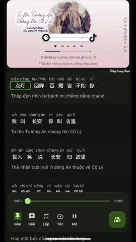 Học tiếng trung qua bài hát “ Ta tên Trường An , chàng tên Cố Lý - 我叫长安,你叫故里 ”  🫶🏻 Hiện trung tâm đang chiêu sinh các lớp ONLINE và OFFLINE Thủ Đức - Dĩ An , bạn nào có nhu cầu ib nha  #LearnChinese #tiengtrungonline  #tiengtrungamei #viral #chinesesongs 