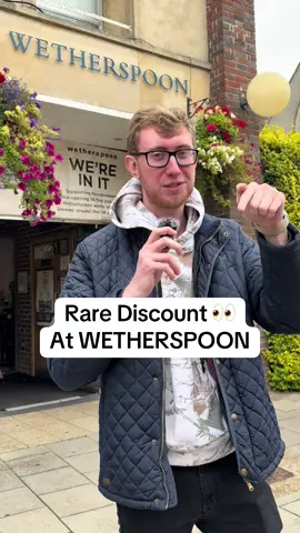 Put this date in your diary👇🏻 And start arranging with your friends NOW! On Thu September 18th, you get 7.5% off ALL food and drink at Wetherspoons. Yes, that includes your pints and cocktails. 🍻 It’s available the whole day at pubs nationwide, and the discount is taken off automatically when you order (either via the app or till). There’s no coupons or vouchers needed. This is what they call “Tax Equality Day”, campaigning to cut VAT on pubs, bars and restaurants. The 18th September is a Thursday… kind of inconvenient, but you might be able to book the next day off work 🤫 Nice quick one! Check out my other reels for more money saving tips, and follow to keep up to date! 😊👍🏻 #wetherspoons #spoons #couponking #moneysavingtips  #loudbudgeting 