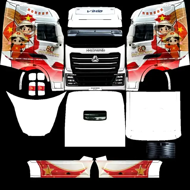 Skin truck of europe3 mùng 2/9 nhớ để lại một ❤️#xuhuongtiktok #xedovietnam🇻🇳 #gamelaixe #mod #skin #truckofeurope3 #howo #truckofeurope3 #ets2 #truckofeurope3 #xuhuongtiktok2025 