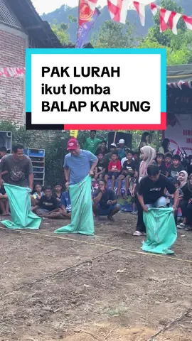 Ikut meramaiakan giat HUT RI bersama warga . #balapkarung #karangpatihan #ponorogo 