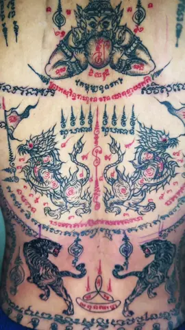 Hoàn thành thiết kế full lưng #xuhuongtiktok #satyonkhmer #satyantkhmer #sakyant #xăm 