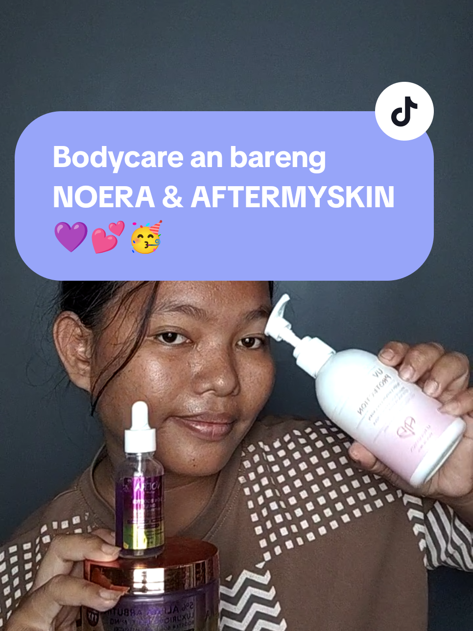NOERA COMBO AFTERMYSKIN 💜💕🥳@Reisha Novandita @Noera By Reisha @OWNER AFTERMYSKIN ♥️ @AFTERSKIN BEAUTY STORE #4u #noerabyreisha #noerabeautycare #aftermyskin 