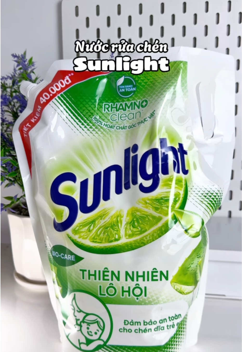 Nước rửa chén Sunlight thiên nhiên 🍋‍🟩 #camshopi #tiktok #nuocruachen #sunlight #nuocruabat 