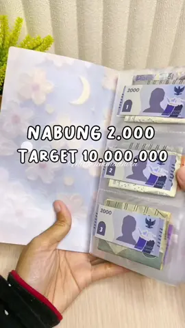 Nabung dari 2000 bisa jadi 10.000.000 pake media saving album #nabung #nabungasyik #savingalbum 