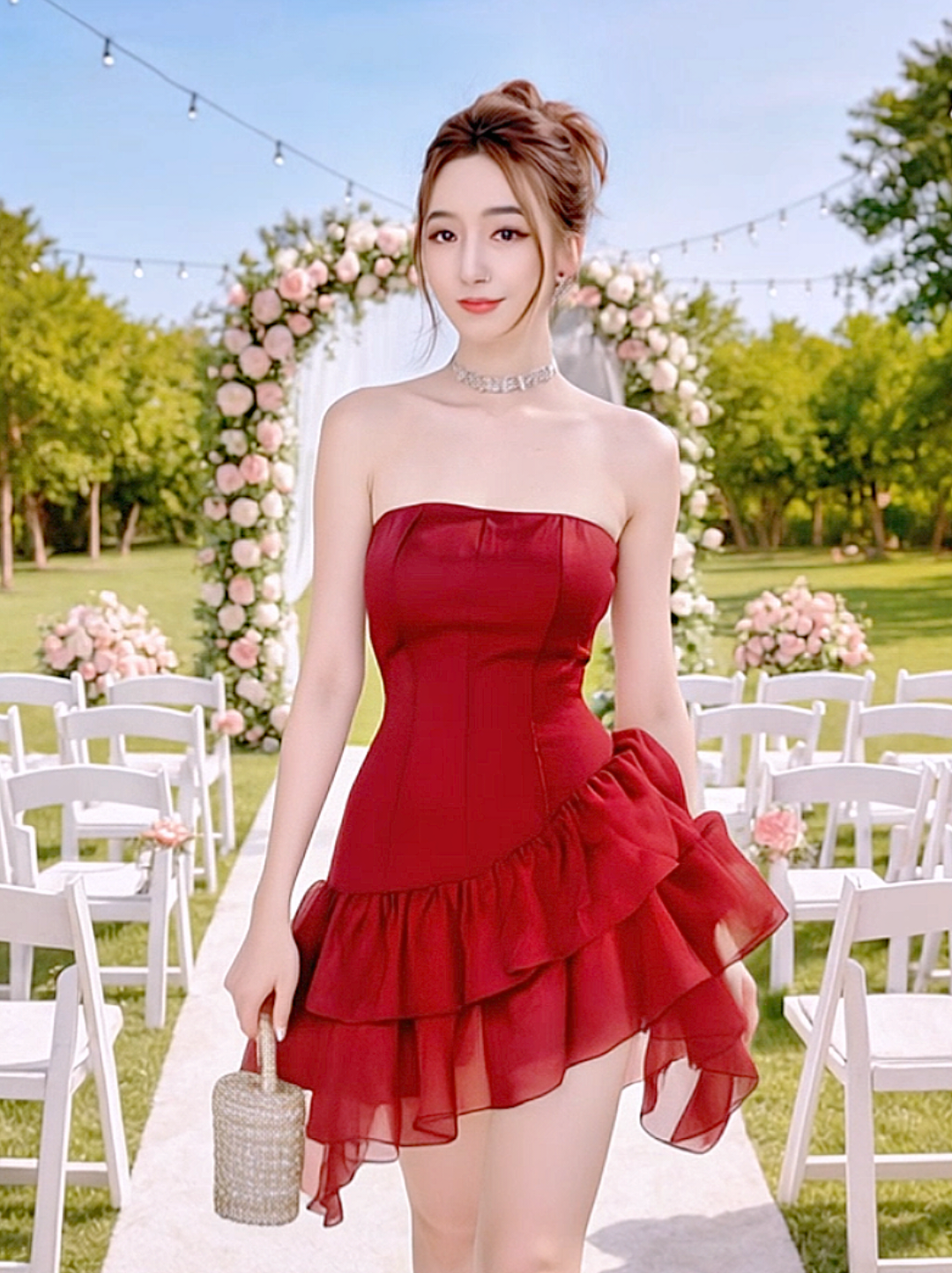 Mặc chiếc váy này, đảm bảo ai cũng phải ngoái nhìn, vừa nữ tính vừa thanh lịch 🌸💫#thoitrangnu #thoitrang #damdahoi  #vaydutiec #xuhuongtiktok 