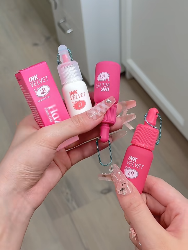 Son môi Peripera-Ink velvet siêu xinh cho các nàng đi học, đi làm💋#sonmoi #swatchson #xuhuong #review #lamdep 