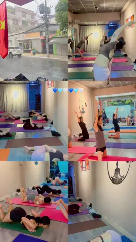 Lớp Yoga chủ nhật cuối tuần, tuy hôm nay trời mưa to với hưởng ứng của lễ 2/9 nhưng lớp em Thảo vẫn rất là siêng ạ 🥰🥰 #yogatanphu #yogaquantanphu #quantanphu #yoga #yogacoban 