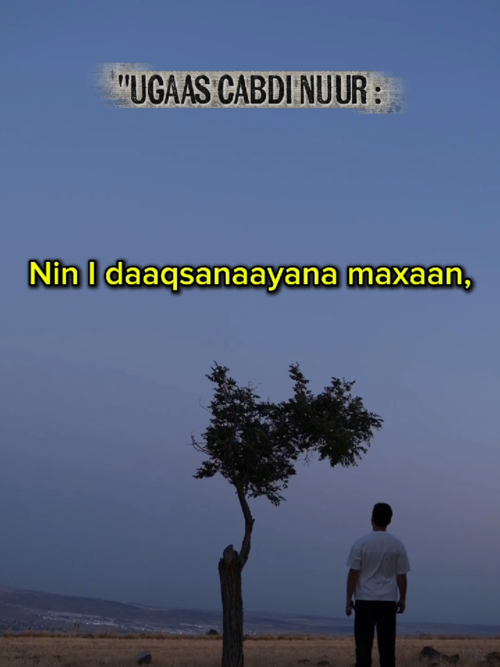 Dhanbaal 06 Ugaas nuur:  Allahayow nin ii daran maxaan, daafta hore seexshey Nin I daaqsanaayana maxaan, daafida u kariyey Jidhku nimaanu doonayn, maxaan hadalka deeqsiiyey Ma degdego e xaajada maxaan, ugu dulqaad yeeshay #fyp #CapCut #somalitiktok #somali #somaliland 