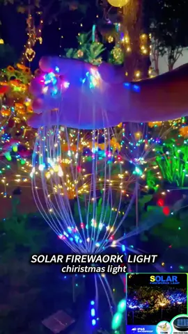 Solar powered Christmas light.#christmaslights #solarchristmaslights #fireworkchristmaslight #christmaslight 