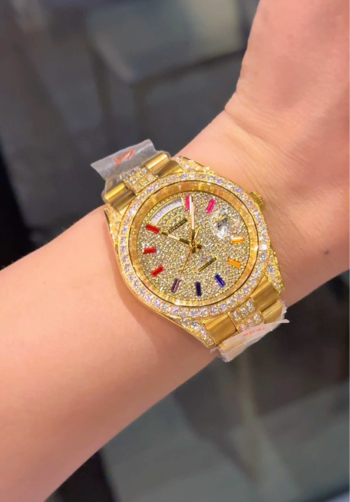 Siêu phẩm thiết kế full đã nổi bật lấp lánh như thỏi vàng lên tay nét lắm nhé AE #donghonam #dongho #donghonamdep #donghodeotay #dinhhauwatch 