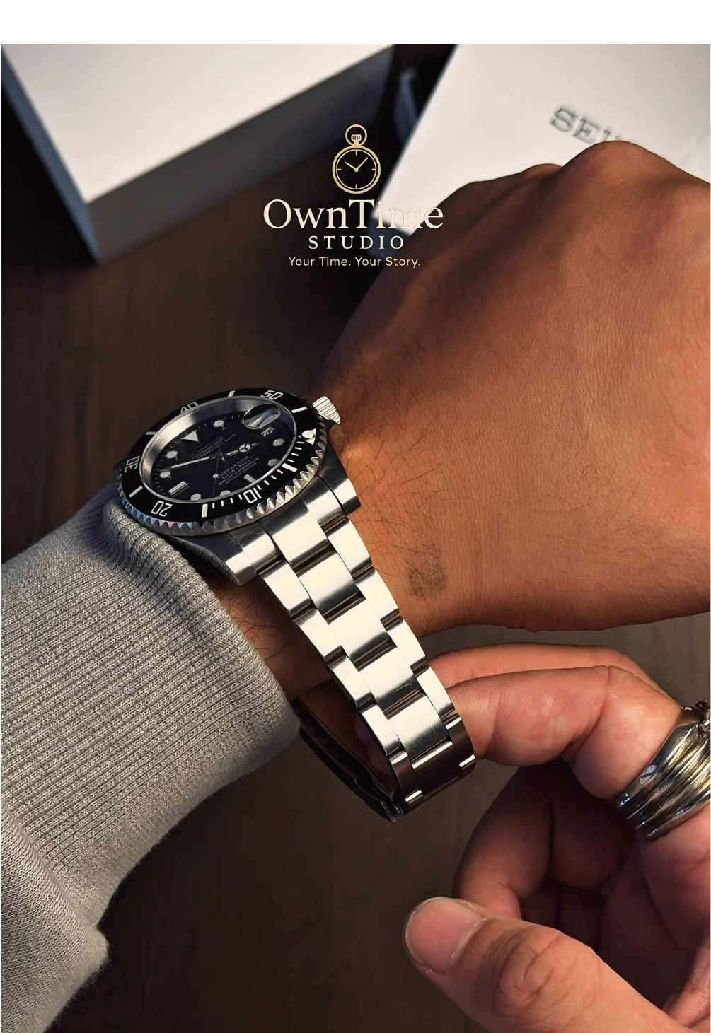 Simple is the best 🤿 Seiko Mod Submariner 40mm #owntimestudio #seikomod #CapCut #xuhuong   