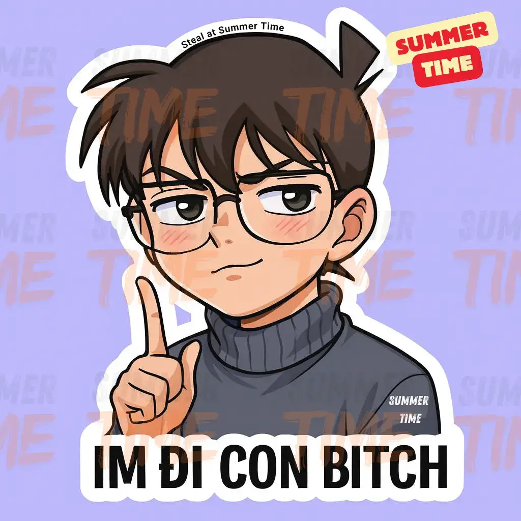 Lời thoại lần này nhắn tin với bạn bè, đồng nghiệp là ok dữ lắm 😎😎😎 #cute #chat #emoji #stickers #conan 