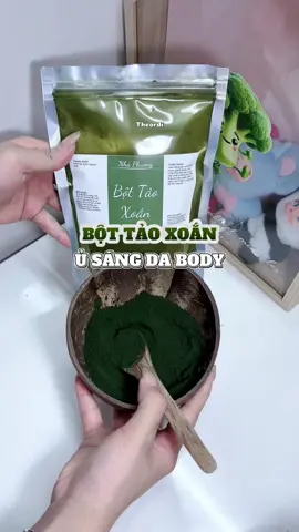 Bột tảo xoắn mix thêm sữa chua 0 đường🥣 Ủ trên da ta nói đã lắmmm👏   #bottaoxoan #bottaoxoannguyenchat #utrang #duongtrangbody #xh 