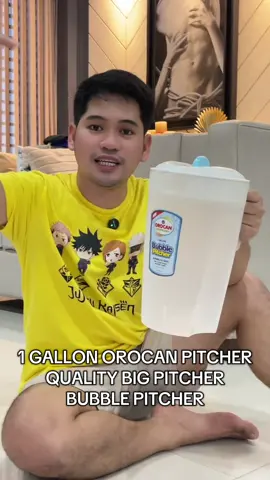 1 GALLON OROCAN PITCHER QUALITY BIG PITCHER BUBBLE PITCHER