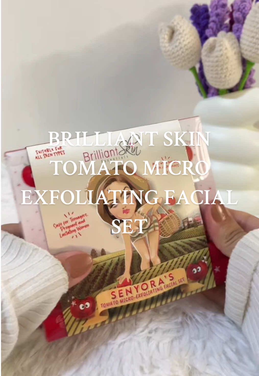 Brilliant Skin Tomato Micro Exfoliating Facial Set is perfect for all types of skin 🫶🏻✨#brilliantskinessentials #brillianttomatoset #brillianttomatomicroexfoliatingset 