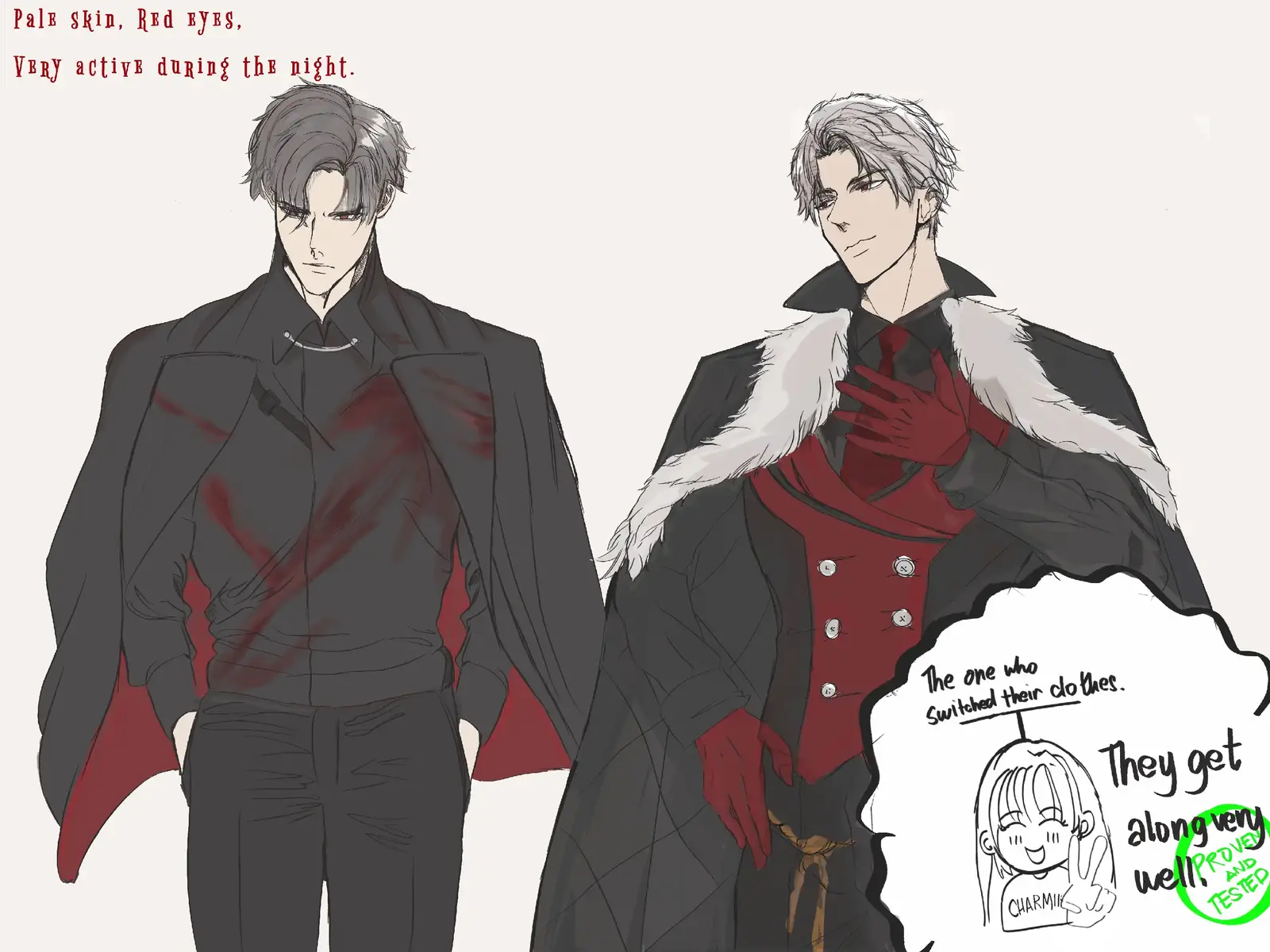 Him and Him #luciferobeyme #sylusloveanddeepspace #obeyme #loveanddeepspace #fyp 