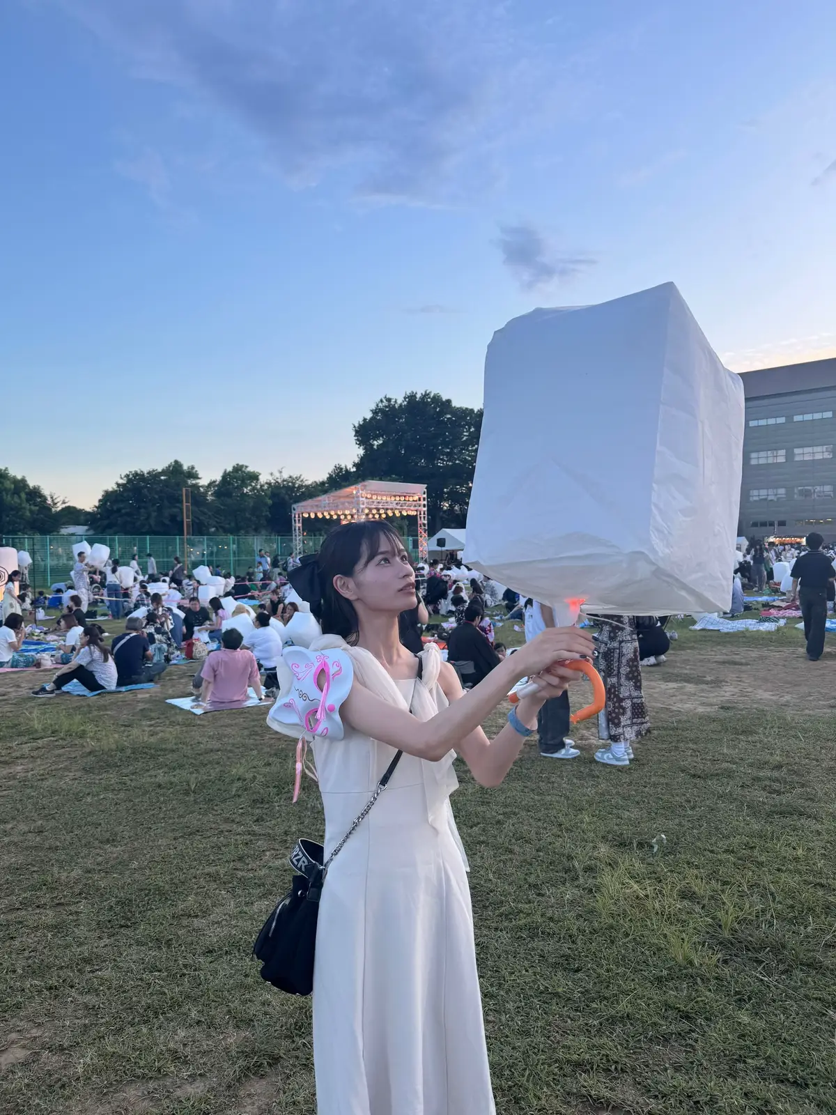 念願だったランタン祭り🏮 遠くに飛んでけ〜〜！ #ランタン #ランタンフェスティバル #ランタン祭り 