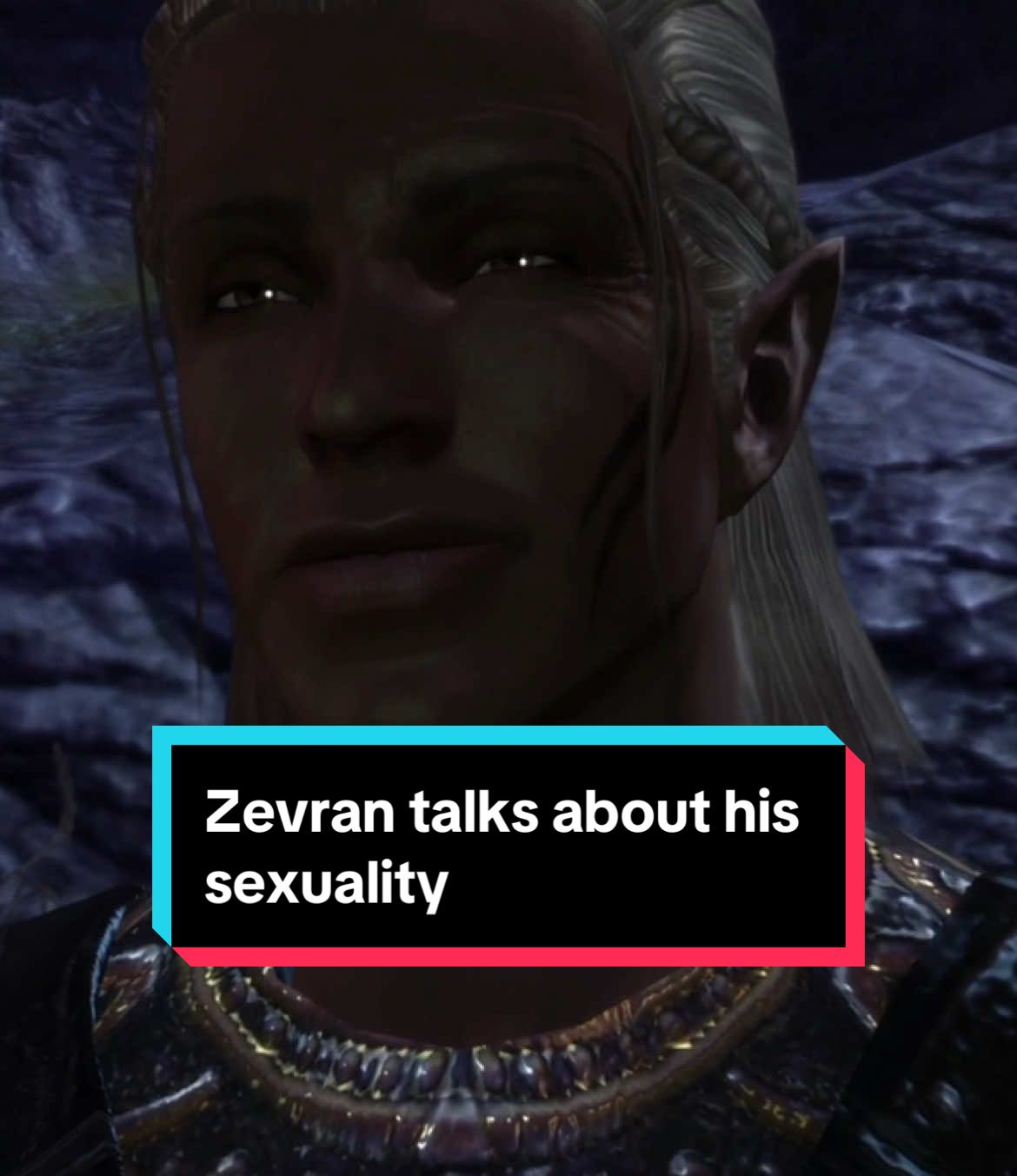 I’ve seen some misinformation floating around in regards to what Zev does and does not say about his sexuality based on whether you’re playing a f!warden or m!warden. Here are the two conversations you can get depending on which you play #dragonage #dragonageorigins #zevranarainai #dragonagezevran