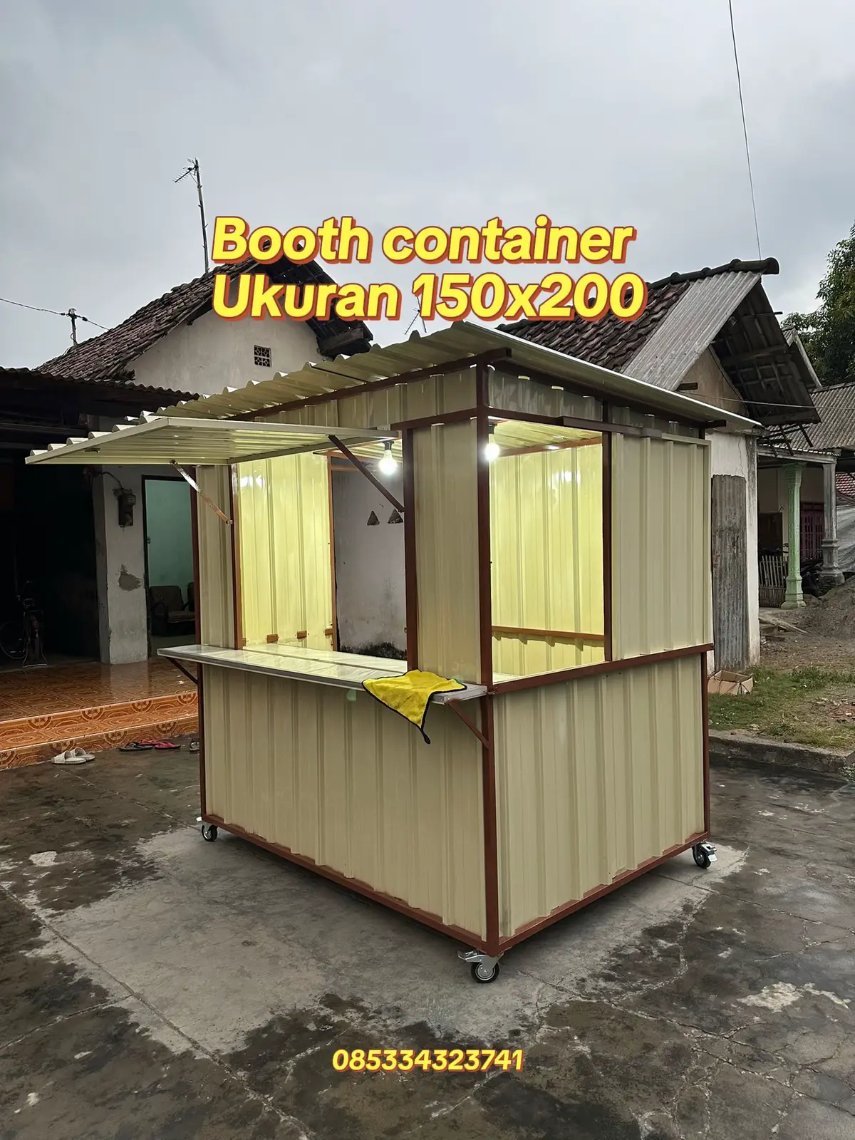 Solusi Booth terbaik se Indonesia Wa 085334323741#boothcontainer #boothcontainermurah #grobakcontainer #boothcontainerjombang #fyp 
