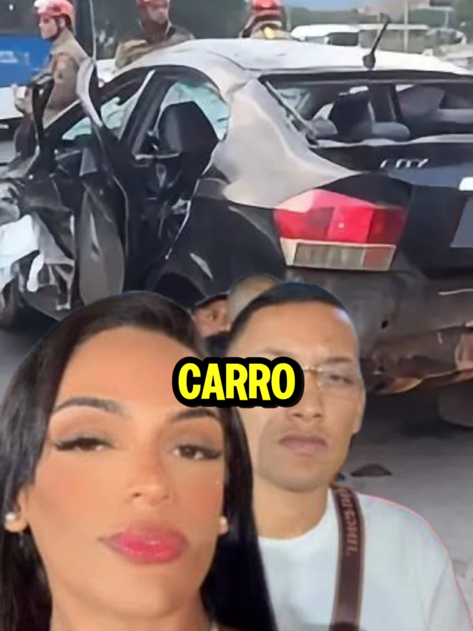 assim ficou o carro de Pedro Henrique namorado da influencer Samara Mapoua #casosreais #noticias #samaramapoua #luto 