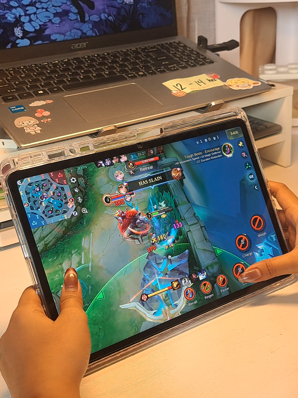 smooth gaming experience as always with my huawei matepad 11.5 ft. mobile legends 🎮｡𖦹  #huawei #matepad #tablet #gaming #mobilelegends 