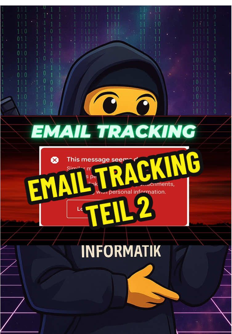 Warum du NIE Bilder in Emails laden solltest Teil 2 #informatik #cybersecurity #itsicherheit #wissen #code 