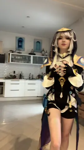 J’espère que tu as aimé mon café que je t’ai fait avec plein d’amour @🥀Ak4ri_c0s˚✧ 🫰#pourtoii #cosplay #HonkaiStarRail #ciphercosplay #aglaecsoplay 