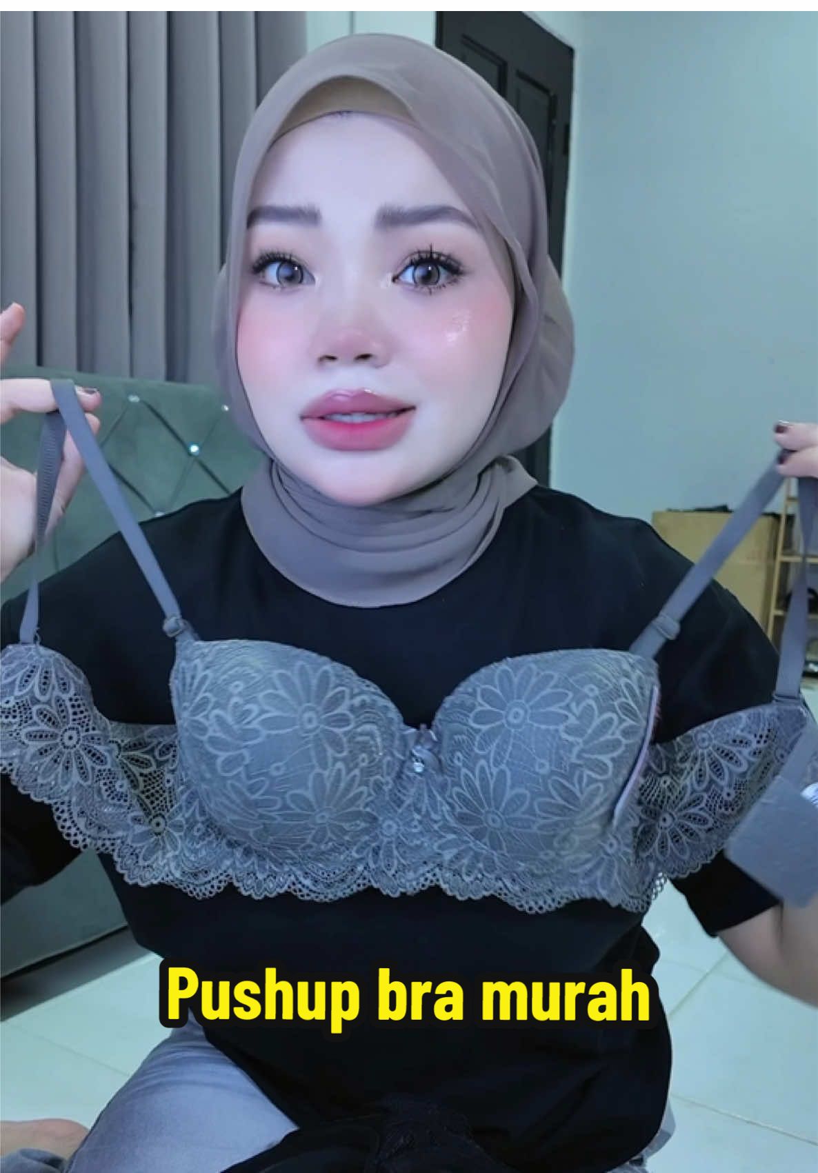 Xkeno beli huk mahal huk murah pun kualiti waw😍#lala #pushupbra #racuntiktok 
