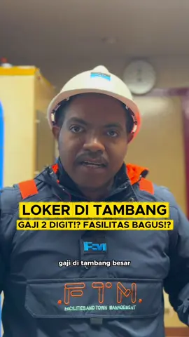 Yuk cek di bio saya untuk loker Tambangnya, hormat kaka.