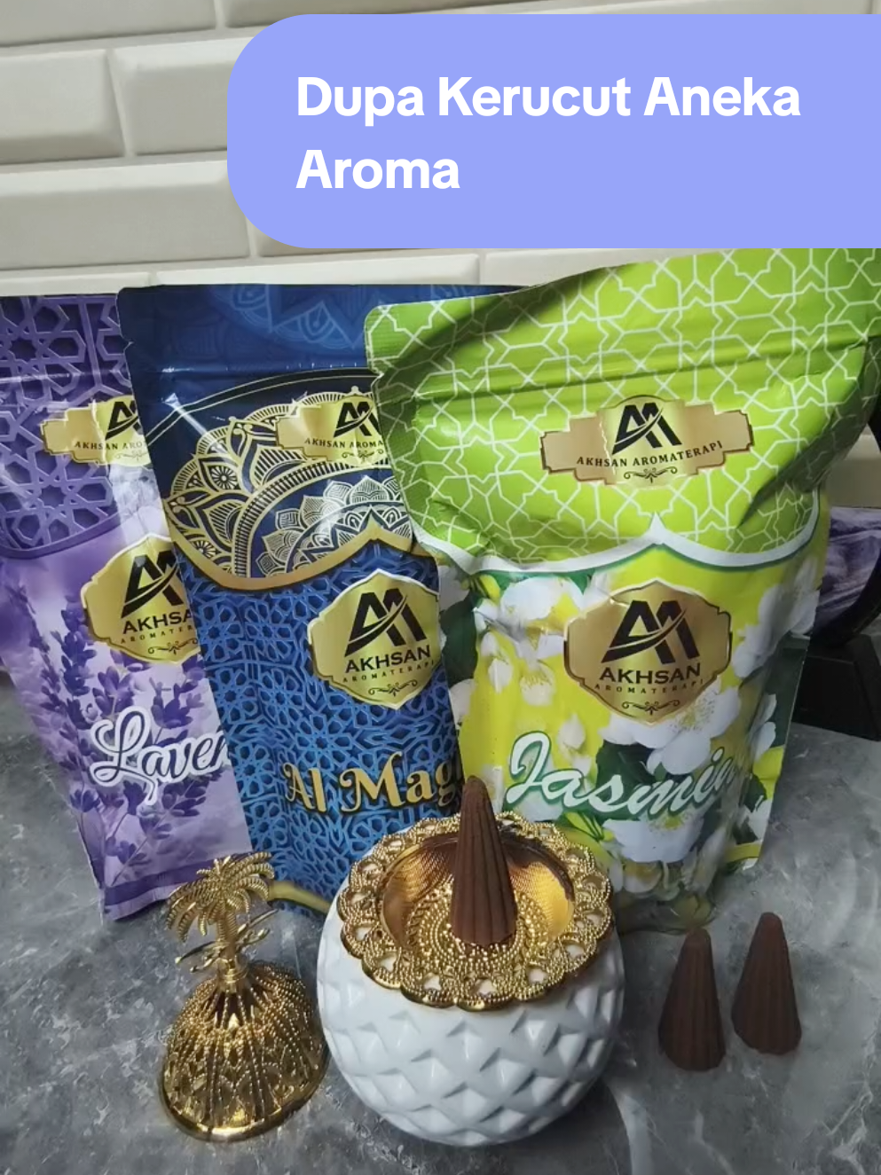 Dupa Kerucut Aneka Aroma aroma Bunga & Aroma Timur Tengah #dupakerucut#dupatimurtengah#dupaaromabunga#aromaterapi#dupabukhurkerucut 