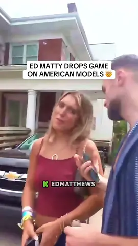ED MATTY DROPS GAME  ON AMERICAN MODELS 🤯 #edmatty #edmatthews 