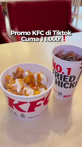 Sekarang udah bisa beli KFC lewat Tiktok pakai voucher cuma 11ribuan aja Ambil vouchernya di tag lokasi kiri bawah ya  Tukarkan di outlet KFC terderkat #kfc #promokfc #kfctiktok #tiktokgo #promomakangajian #promokfctiktok 