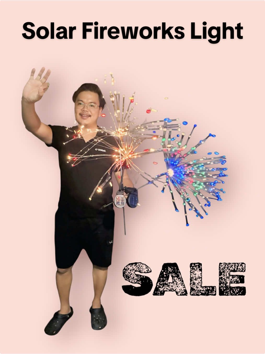 perfect sa pasko at new year ang ganda nito kasi solar power walang gastos sa kuryente, ang galing nitong waterproof solar fireworks light #solarpower #solarlight #waterproofsolarlight #christmaslight #solarchristmaslights 