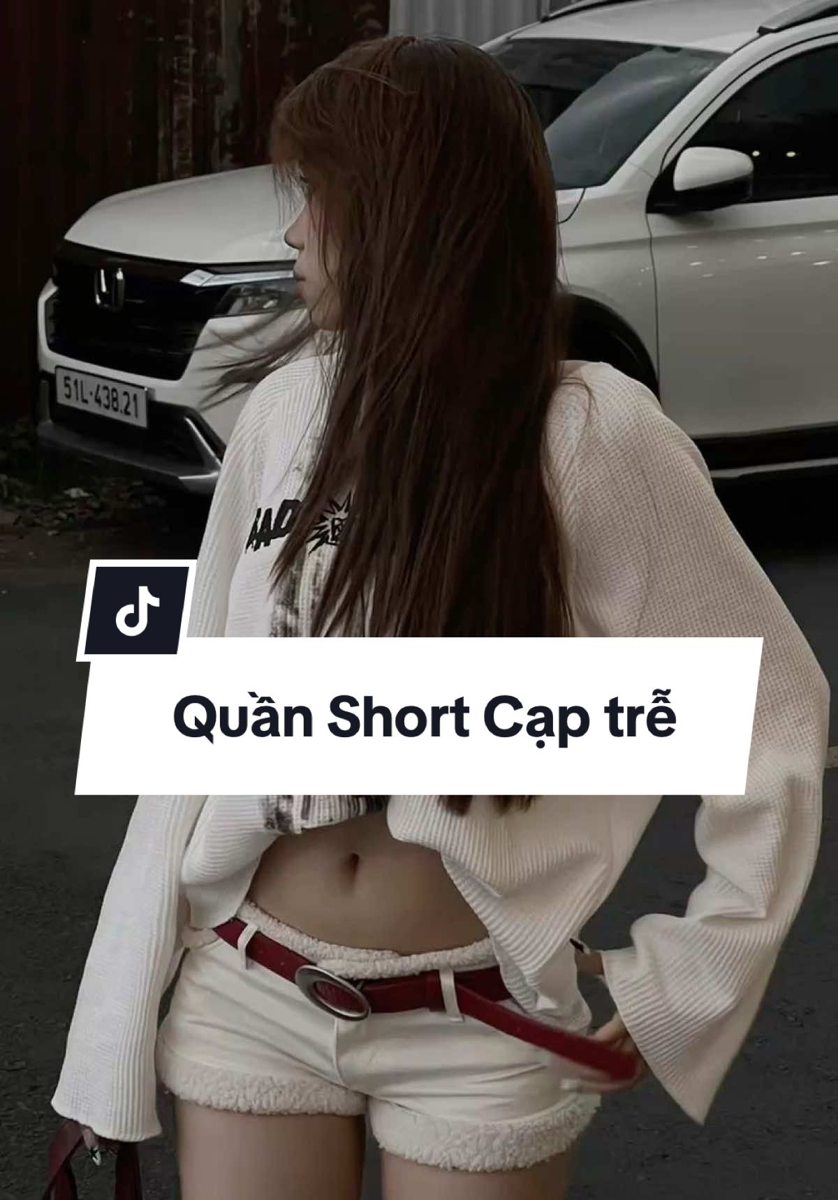 Quần Short Kaki Phối Lông Cừu Cạp Trễ 😍😍 #OOTD #Fyp #xuhuongtiktok 