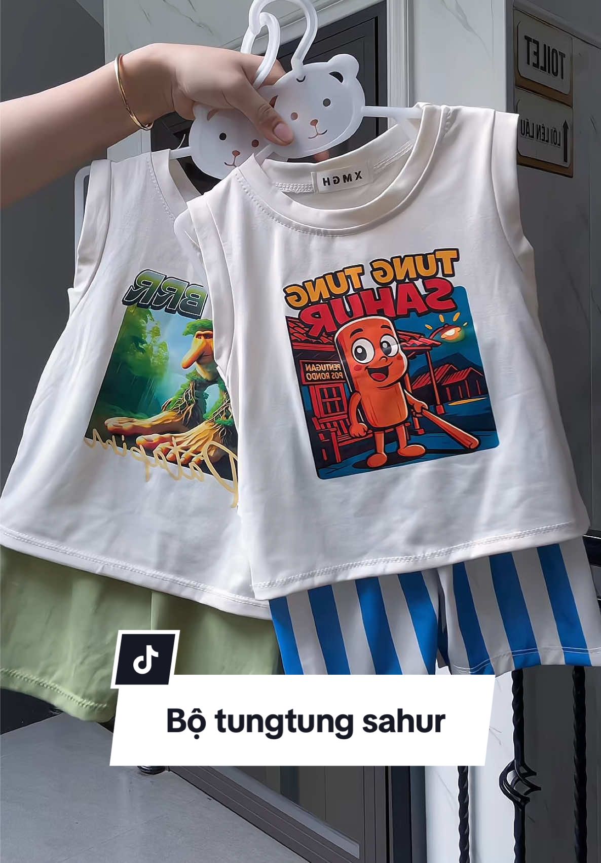 Bộ tung tung sahur hot trend cho bé #capcut #tiktok #viral #fyp #thoitrangtreem  @Mẹ Hương có gu ✅ 