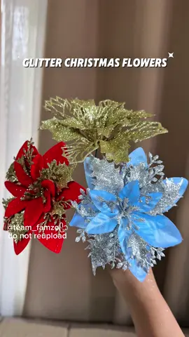 10pcs Glitter Poinsettias Christmas Flower Decorations Garland ✅Perfect Holiday Decorations ✅Excellent Addition for Christmas Tree ✅Suitable Also for Christmas Wreath and Festive Flower Arrangements #poinsettia #glitterchristmasflowers #christmasflowers #christmasdecor #christmastreedecor feker philippines 