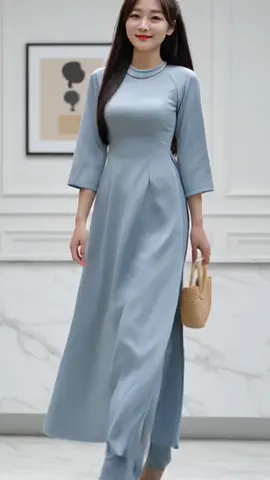 Áo dài cổ tròn #aodaivietnam #aodaitruyenthong #toiyeuvietnam #xuhuong #aodaicotron  @Hoàng Ngân Fashion  @Hoàng Ngân Fashion 