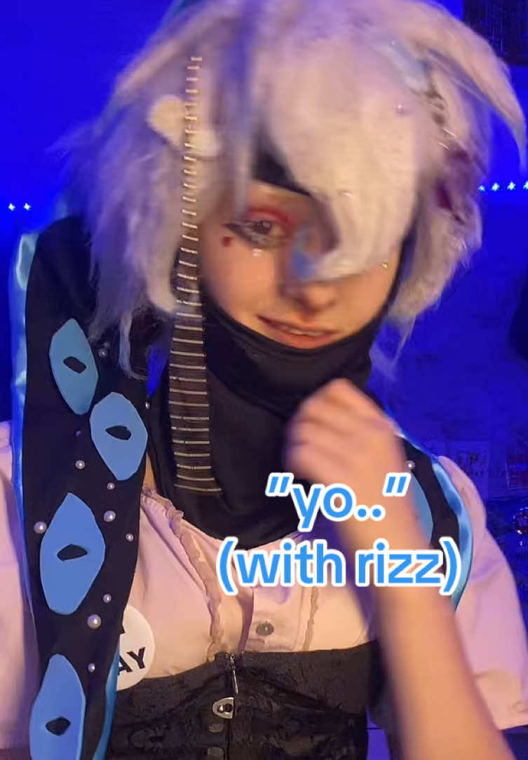”yo..”(with rizz)  #cosplay #crk #candyapplecookie #shadowmilkcookie #blacksapphirecookie 